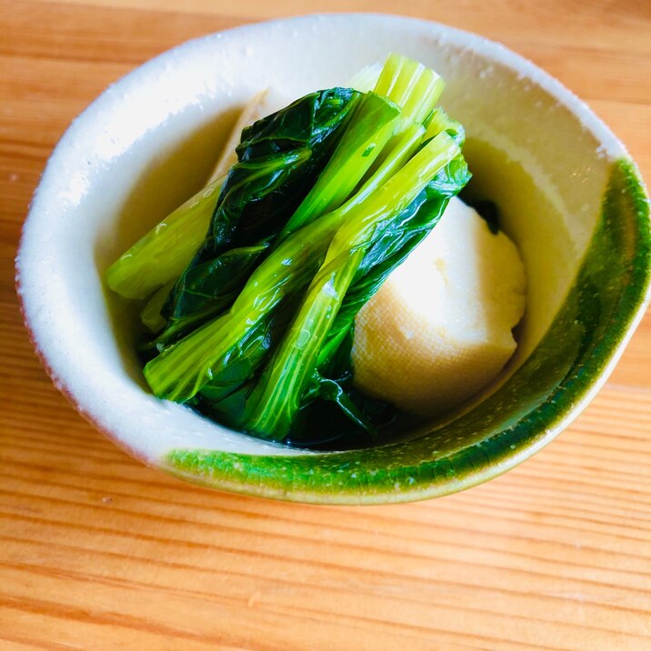 小松菜と豆腐煮物